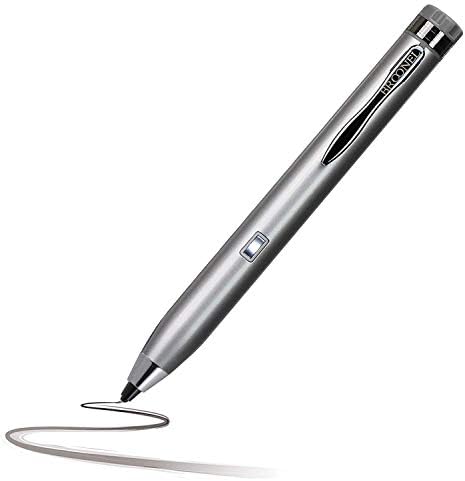 Broonel Silver Mini Point Point Digital Active Stylus PEN תואם ל- HP 17-BY0018NG | HP 17-BY0023NA | HP 17-BY0031NA 17.3 אינץ '